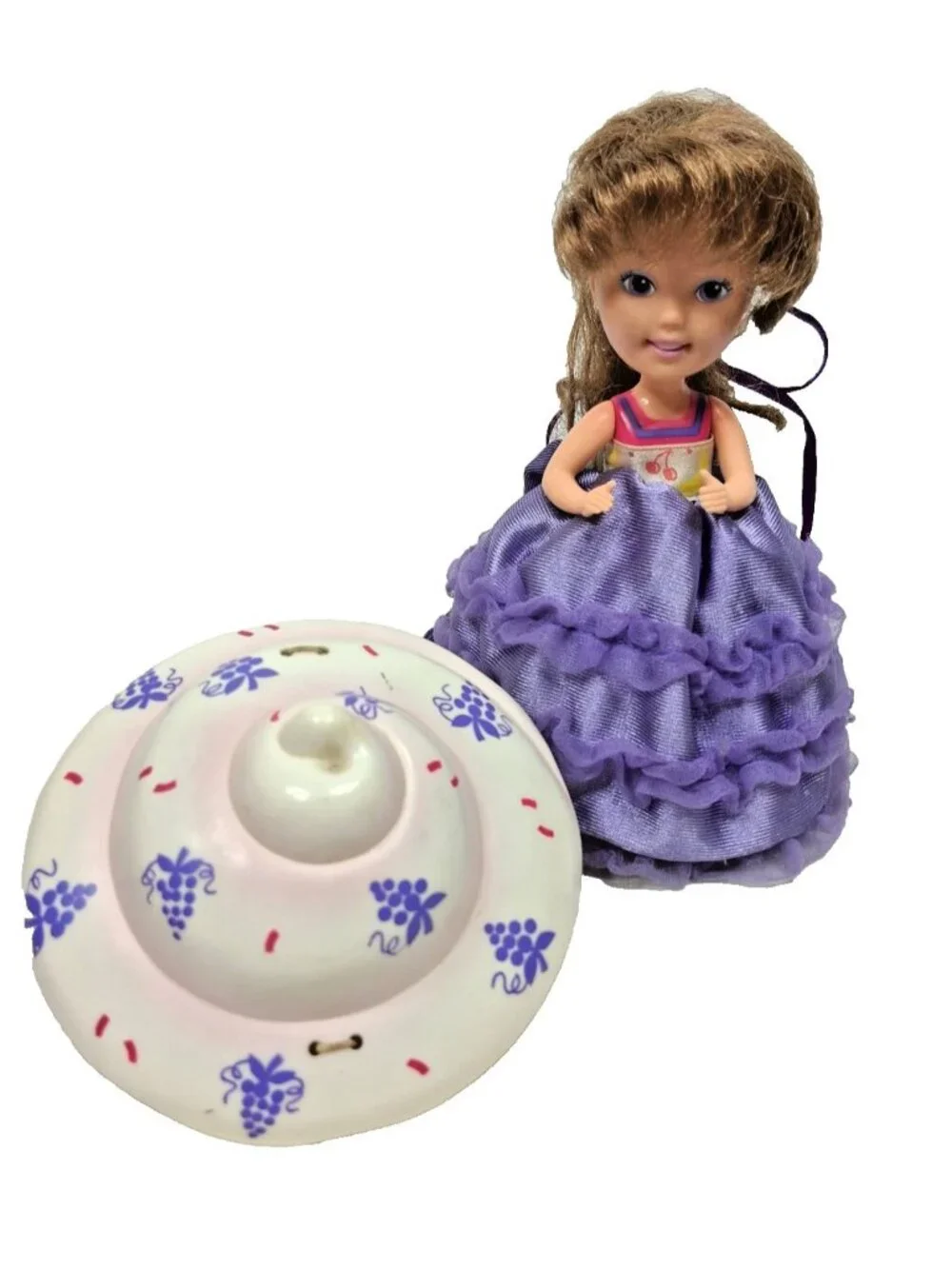 Vintage 90's Tonka Cupcake Surprise Doll Grape Suzette H T F Rare